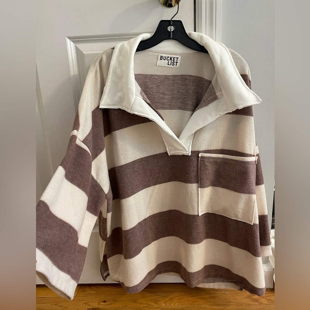 Oversized pull over sweater